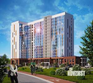 1-к квартира, строящийся дом, 38м2, 12/16 этаж