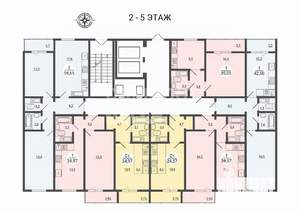 1-к квартира, вторичка, 40м2, 3/20 этаж