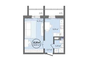 1-к квартира, вторичка, 35м2, 3/13 этаж