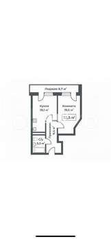 2-к квартира, вторичка, 53м2, 10/14 этаж