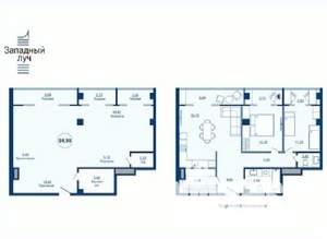 1-к квартира, вторичка, 85м2, 6/23 этаж