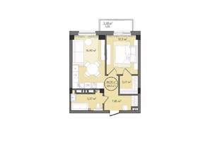 2-к квартира, вторичка, 48м2, 3/24 этаж