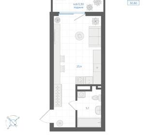 Студия квартира, вторичка, 31м2, 7/18 этаж