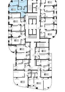 2-к квартира, вторичка, 70м2, 8/29 этаж