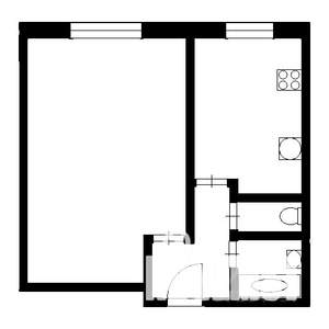 1-к квартира, вторичка, 34м2, 3/6 этаж