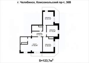 3-к квартира, вторичка, 124м2, 12/16 этаж