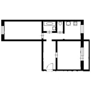 2-к квартира, вторичка, 53м2, 9/10 этаж