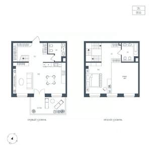 2-к квартира, вторичка, 89м2, 1/8 этаж