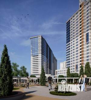 1-к квартира, строящийся дом, 47м2, 13/23 этаж