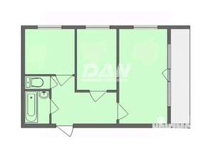 2-к квартира, вторичка, 53м2, 2/9 этаж