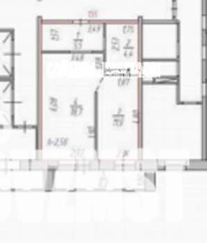 1-к квартира, вторичка, 40м2, 16/19 этаж