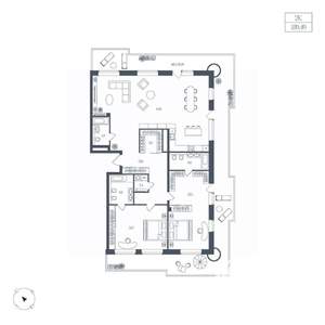 2-к квартира, вторичка, 189м2, 8/10 этаж