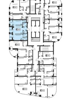 2-к квартира, вторичка, 74м2, 18/29 этаж
