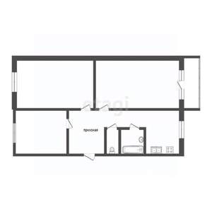 3-к квартира, вторичка, 62м2, 3/5 этаж