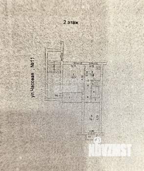 2-к квартира, вторичка, 62м2, 2/3 этаж