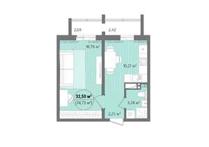 1-к квартира, вторичка, 37м2, 2/16 этаж