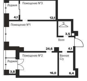 2-к квартира, вторичка, 71м2, 11/29 этаж