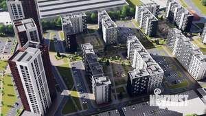 Студия квартира, строящийся дом, 24м2, 3/10 этаж