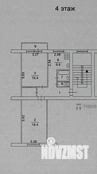 2-к квартира, вторичка, 52м2, 4/5 этаж