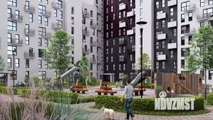 1-к квартира, строящийся дом, 32м2, 2/10 этаж