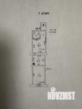 2-к квартира, вторичка, 40м2, 1/1 этаж