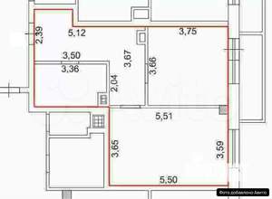 Студия квартира, вторичка, 45м2, 5/12 этаж