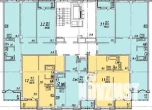 3-к квартира, вторичка, 91м2, 6/9 этаж