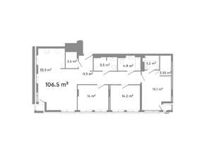 4-к квартира, строящийся дом, 107м2, 3/21 этаж