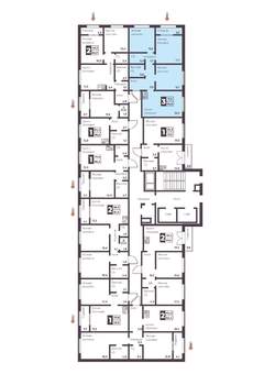 2-к квартира, вторичка, 102м2, 6/17 этаж