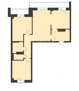 3-к квартира, вторичка, 87м2, 25/26 этаж