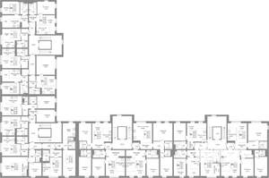 Студия квартира, строящийся дом, 54м2, 2/10 этаж