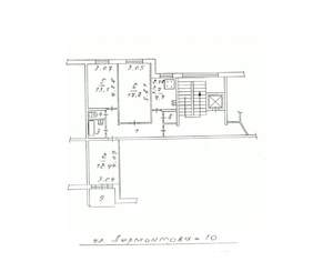 3-к квартира, вторичка, 68м2, 6/10 этаж