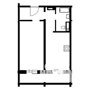 1-к квартира, вторичка, 40м2, 10/20 этаж