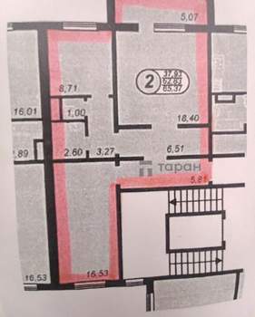 2-к квартира, вторичка, 63м2, 8/10 этаж