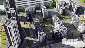 Студия квартира, строящийся дом, 24м2, 5/10 этаж