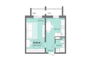 1-к квартира, вторичка, 37м2, 16/16 этаж