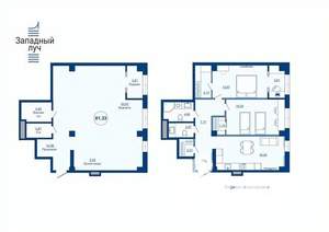 1-к квартира, вторичка, 81м2, 6/23 этаж