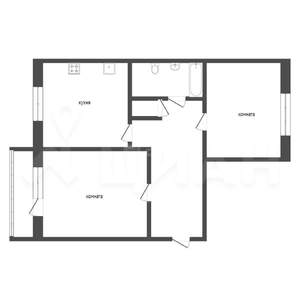 2-к квартира, вторичка, 65м2, 1/10 этаж