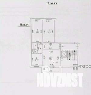 3-к квартира, вторичка, 73м2, 7/10 этаж