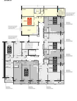 3-к квартира, вторичка, 89м2, 6/10 этаж