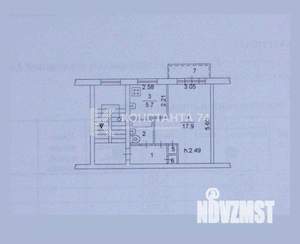 1-к квартира, вторичка, 31м2, 4/5 этаж