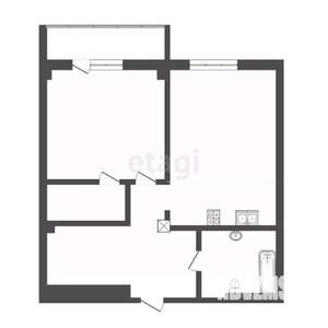 1-к квартира, вторичка, 69м2, 22/23 этаж