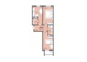 2-к квартира, вторичка, 62м2, 12/13 этаж