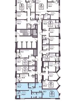 2-к квартира, вторичка, 82м2, 10/8 этаж