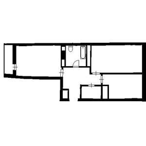 2-к квартира, вторичка, 65м2, 6/11 этаж