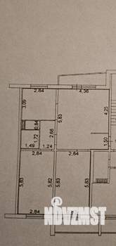 3-к квартира, вторичка, 74м2, 2/11 этаж