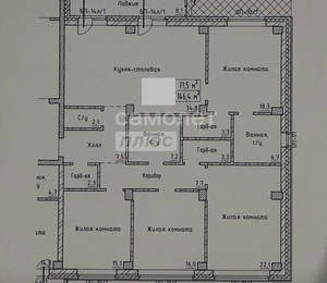 4-к квартира, вторичка, 146м2, 2/19 этаж