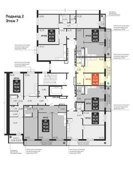 1-к квартира, вторичка, 39м2, 7/10 этаж