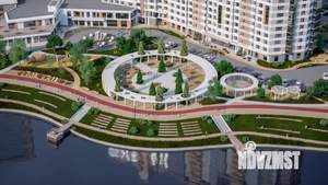 2-к квартира, строящийся дом, 66м2, 22/24 этаж