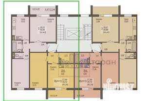 2-к квартира, вторичка, 53м2, 4/10 этаж